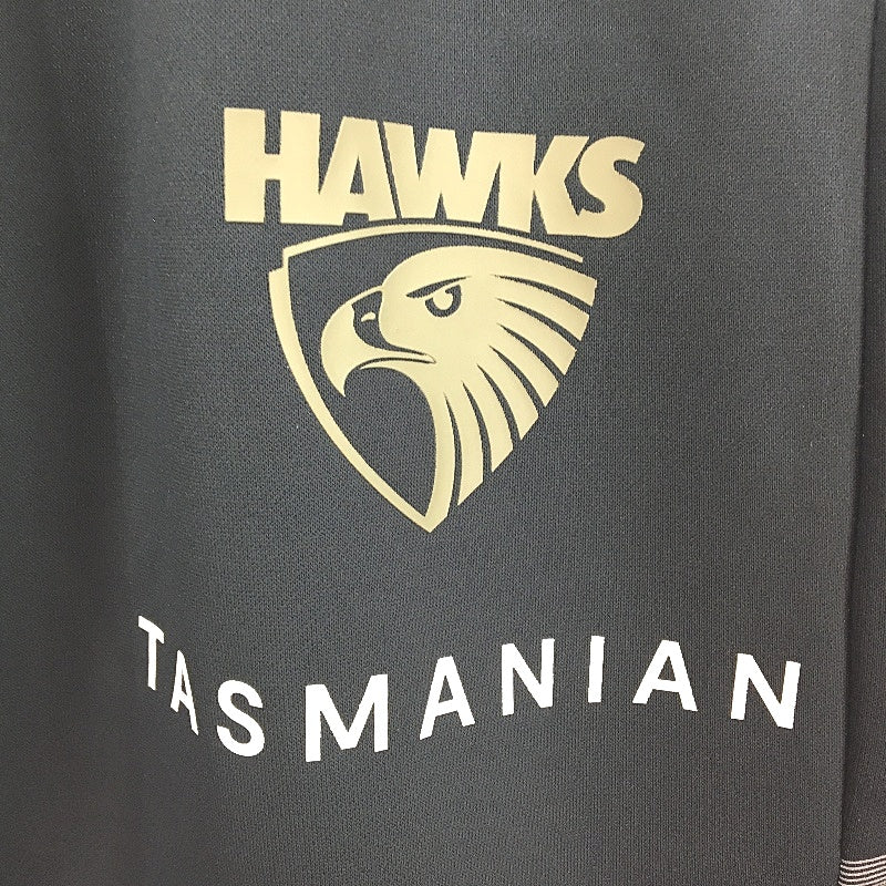 AFL Adidas Hawthorn Hawks Tracksuit Sweatpants Zip-Up Ankles&Pockets Mens Sz 3XL