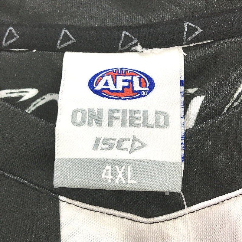 AFL Collingwood Magpies Classic Home Guernsey 'Forever' Inner Label Mens Sz 4XL