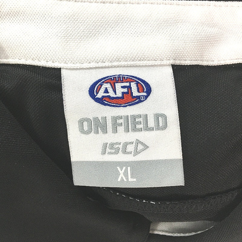 AFL Collingwood Magpies Performance Polo Shirt Mesh Mens Size XL NEW