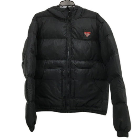 AFL Essendon Bombers Hooded Puffer Jacket Zip-Up Windbreaker Unisex Size S NEW