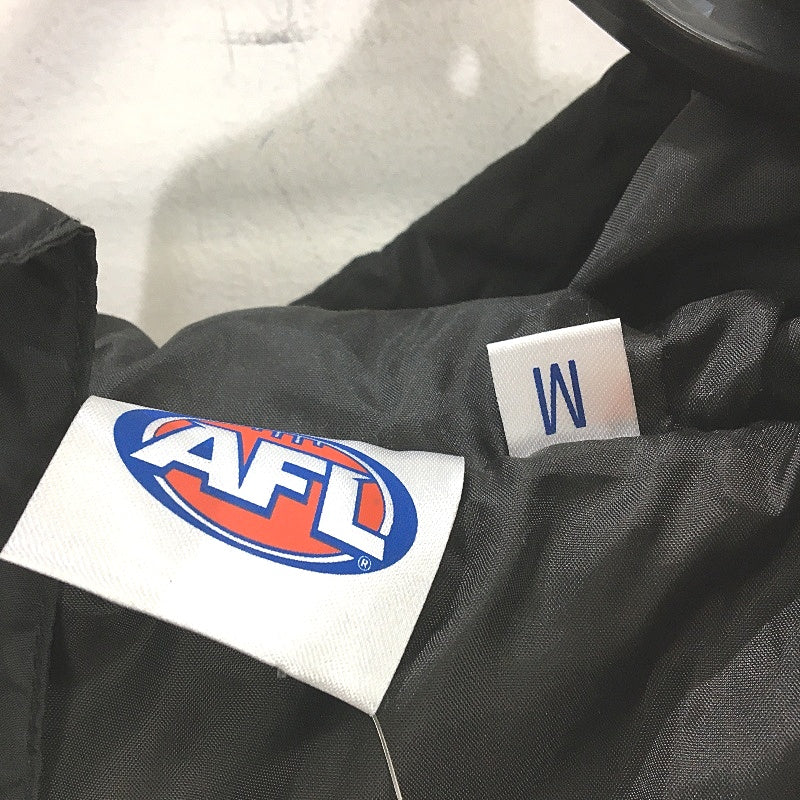 AFL Essendon Bombers Hooded Puffer Jacket Zip-Up Windbreaker Ladies Size M NEW