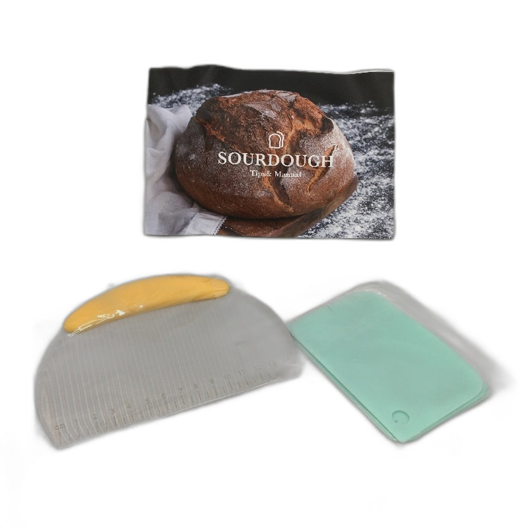 Sourdough Bread Complete Starter Kit With 2 Proofing Baskets Jar & Tools Set NEW