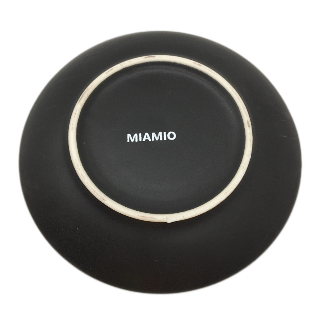 MIAMIO 6 Pcs Ceramic Cappuccino Coffee Tea Mugs Cups With Saucer & Metal Stand