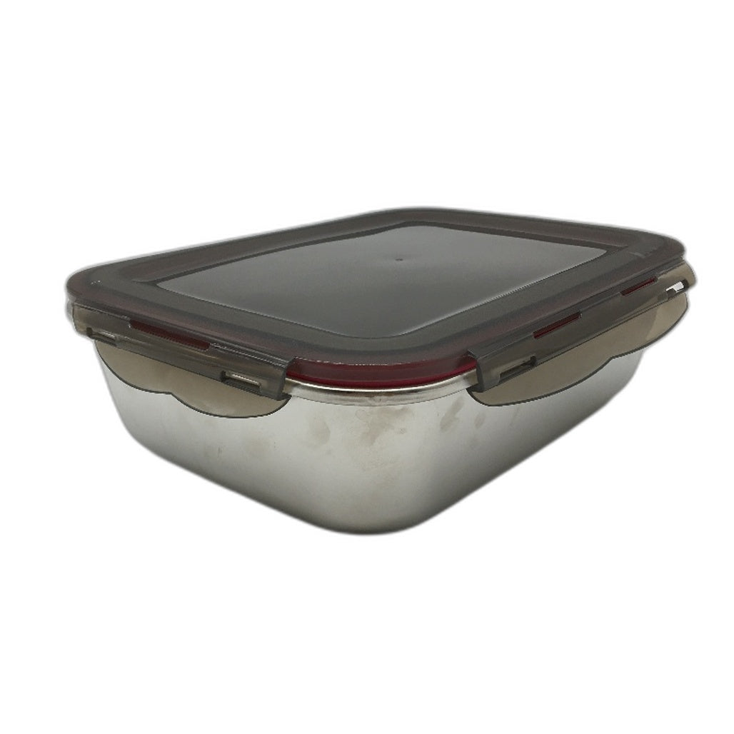 3 Pack Dishwasher Safe Stainless Steel Food Storage Containers With Lids