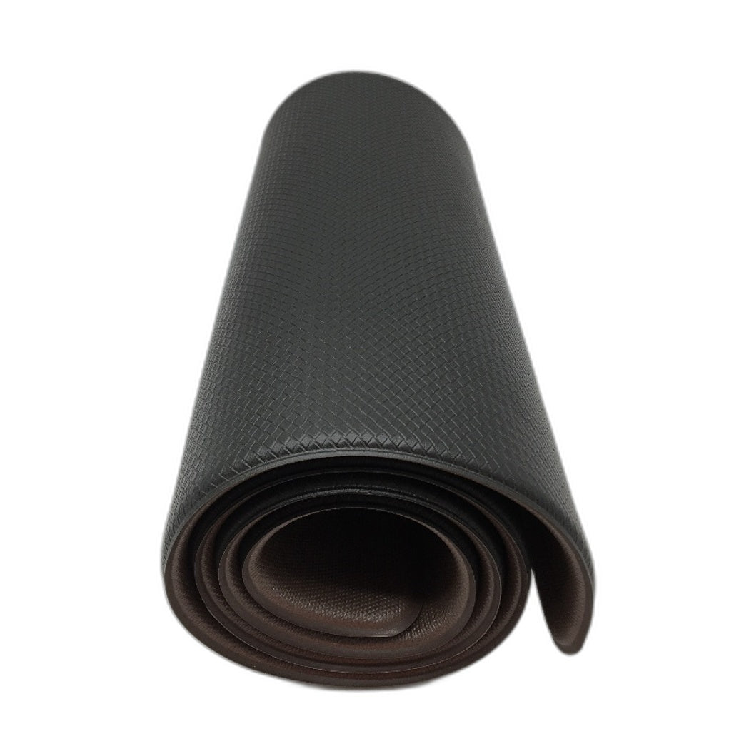 Cushioned Black Brown Floor Mat Standing Rug Long Type For Home & Kitchen
