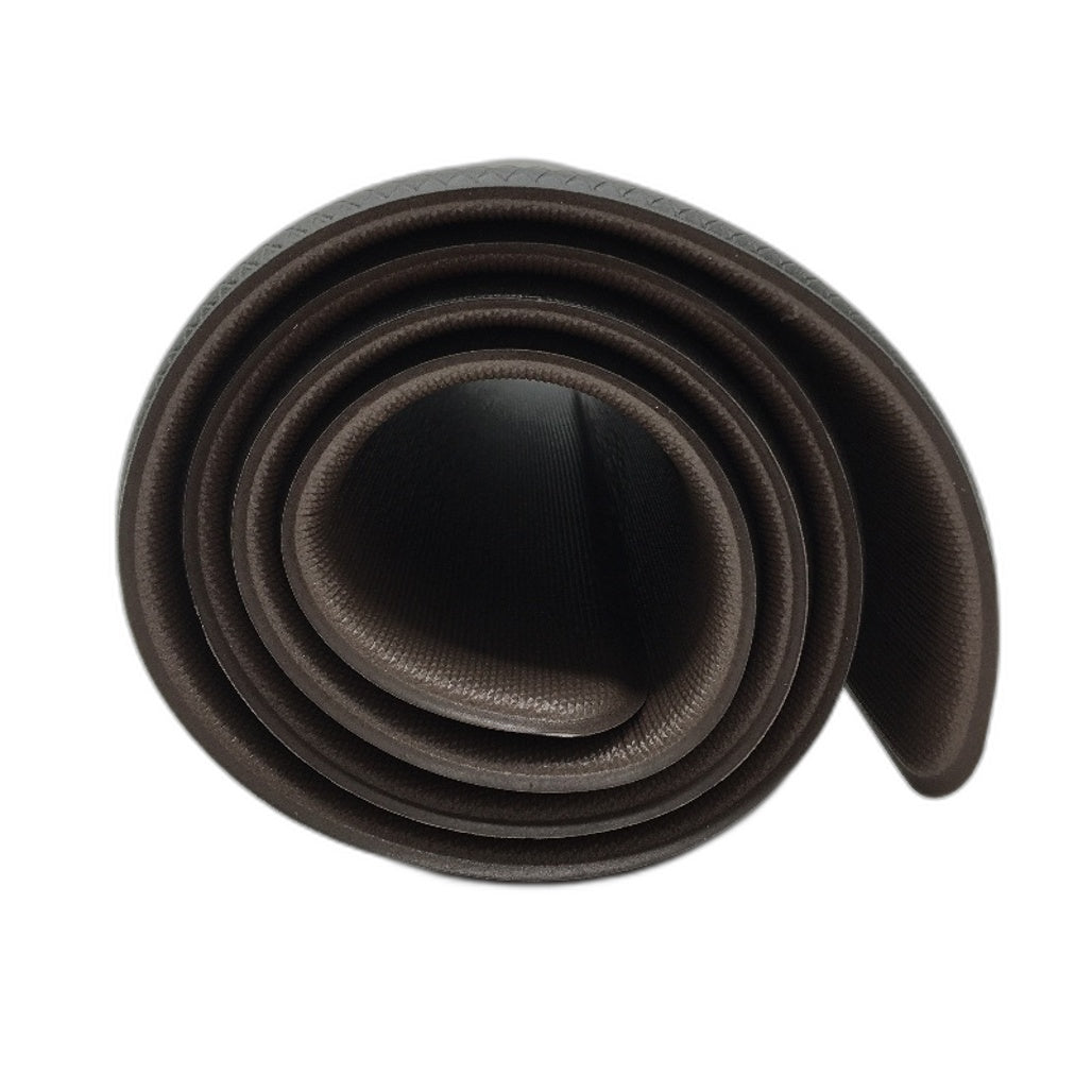 Cushioned Black Brown Floor Mat Standing Rug Long Type For Home & Kitchen