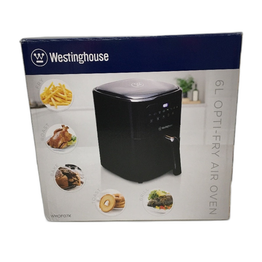 Westinghouse 6L Opti-Fry Air Fryer Oven 1700W LED Digital WHOF07K Black NEW
