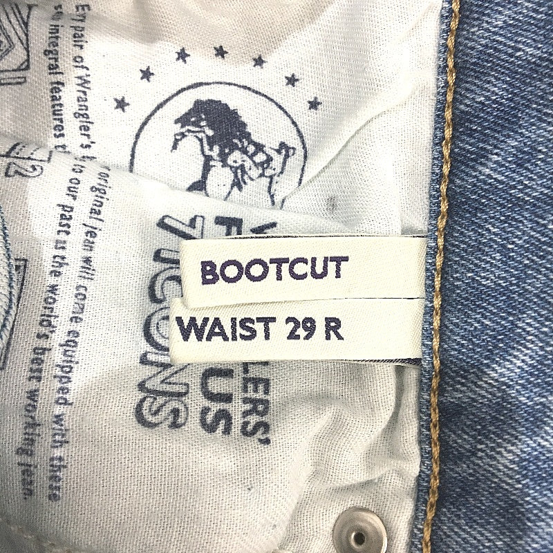 Wrangler Classics Moonshine Blue Regular Bootcut Denim Jeans Mens Size 29 R