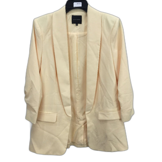 Portmans Yellow Mi Armour Ruched 3:4 Sleeve Lightweight Blazer Ladies Sze 12 NEW