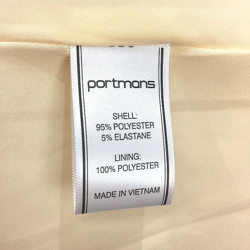 Portmans Yellow Mi Armour Ruched 3:4 Sleeve Lightweight Blazer Ladies Sze 12 NEW