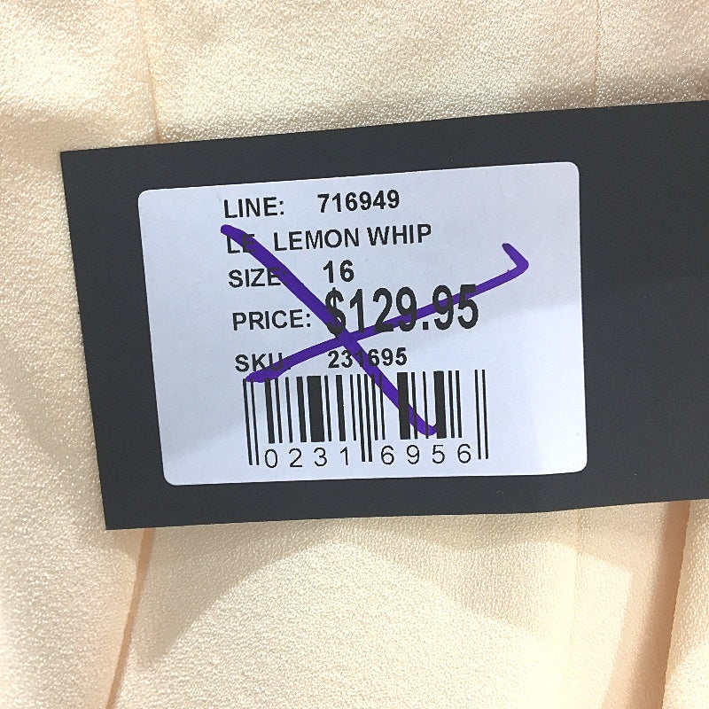 Portmans Yellow Mi Armour Ruched 3:4 Sleeve Lightweight Blazer Ladies Sze 16 NEW