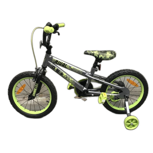 Black & Green Rival Chaos Frameset 40 Bicycle Training Wheels