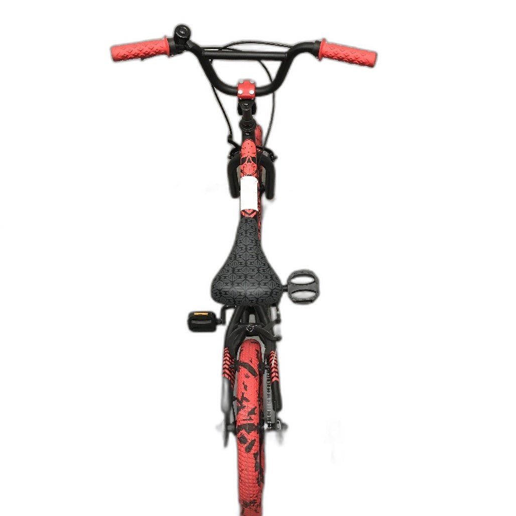 Black & Red Madd Gear Freestyle 40cm Wheels Boys BMX Training Wheels NEW