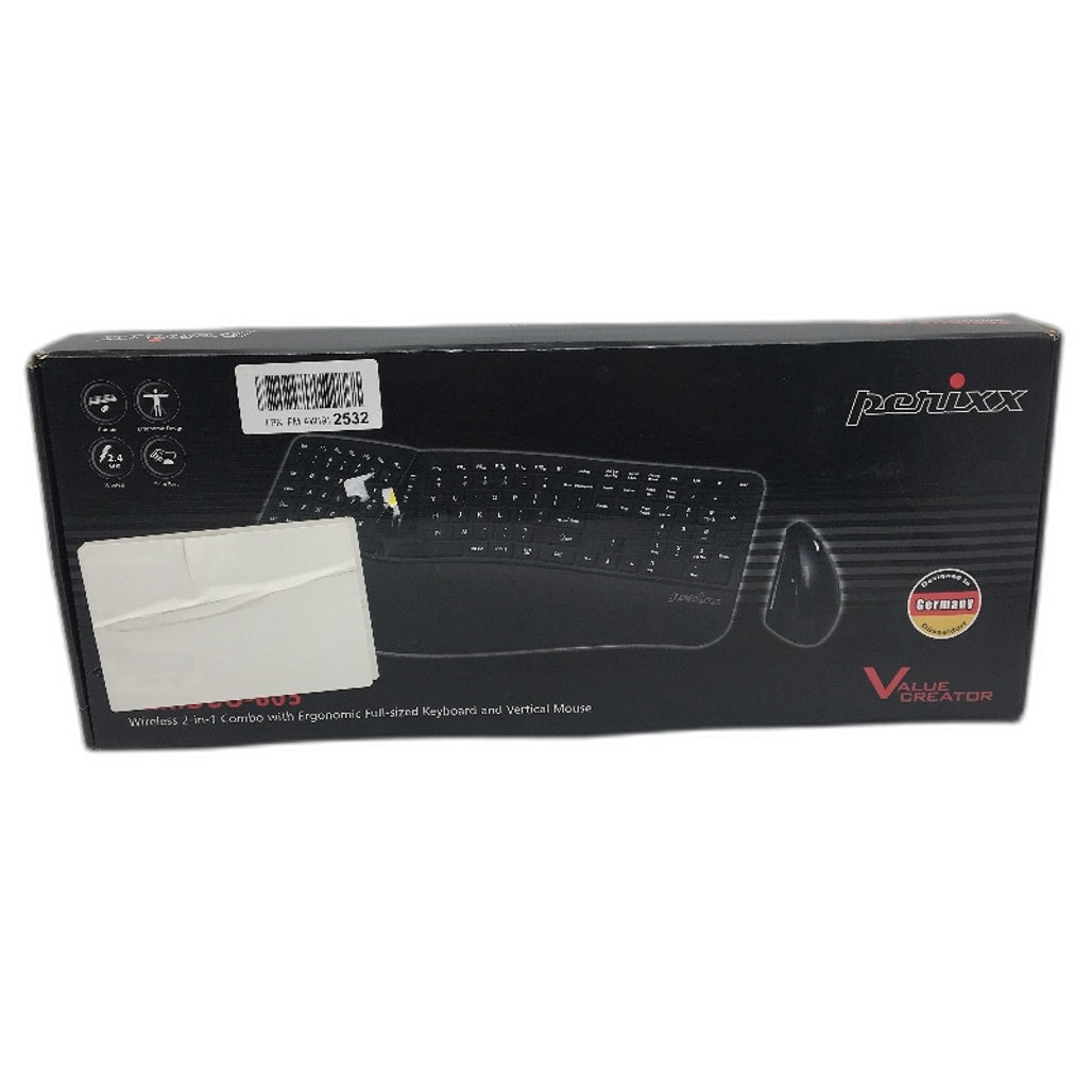 Perixx Periduo 605 Wireless Ergonomic Split Keyboard & Vertical Mouse