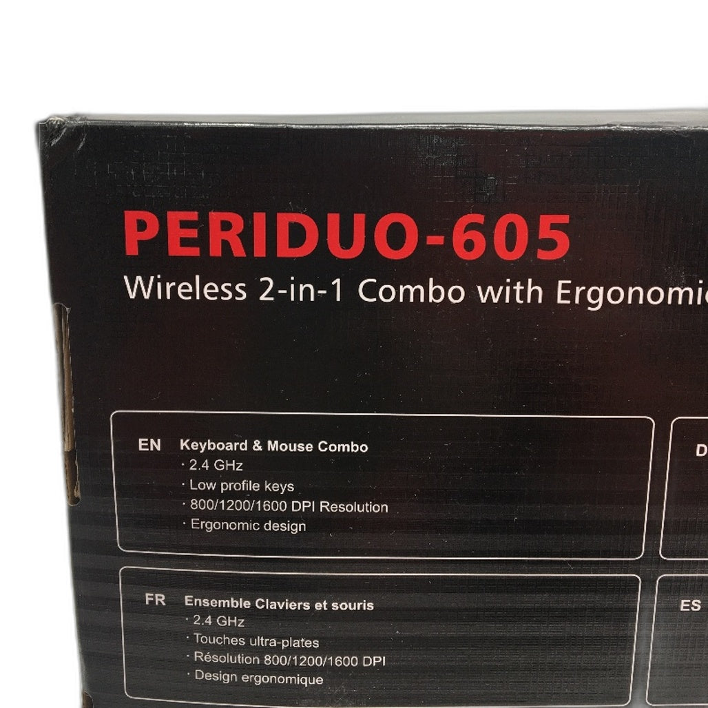 Perixx Periduo 605 Wireless Ergonomic Split Keyboard & Vertical Mouse