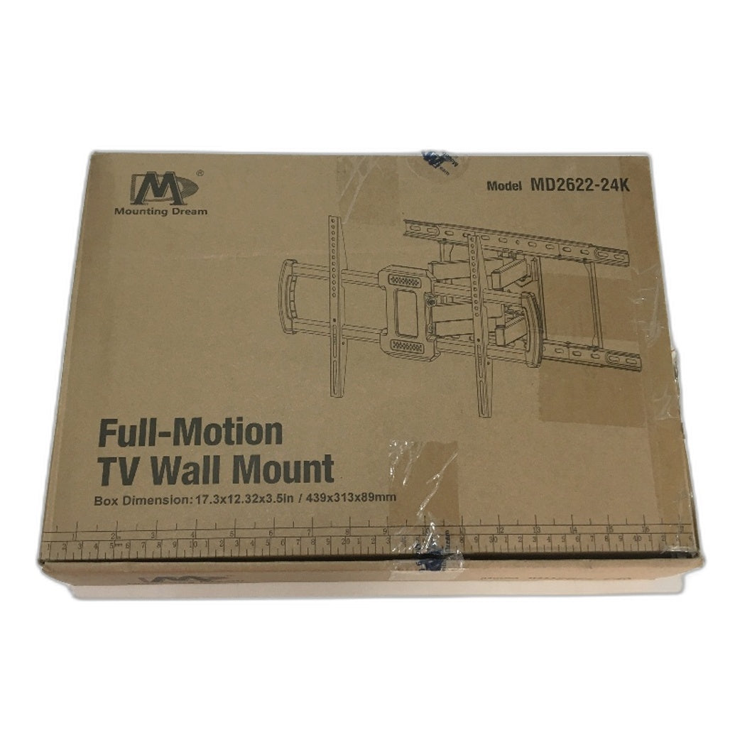 Mounting Dream Large TV Full Motion Wall Mount 42 To 75 Inch TV Black NEW