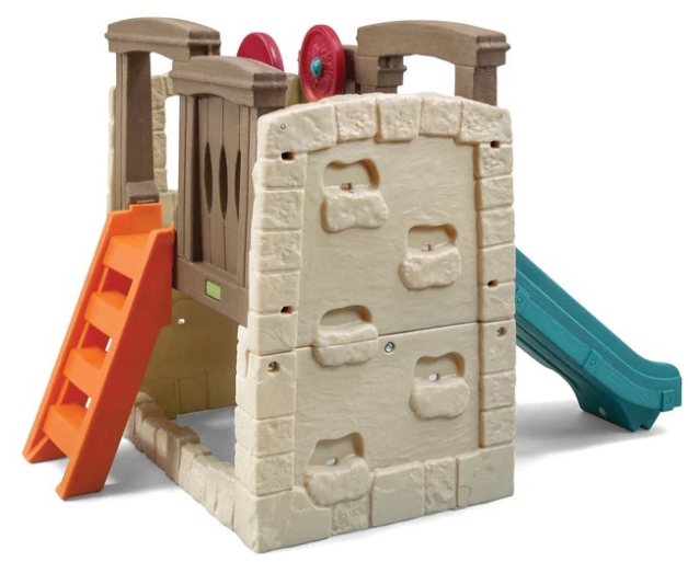 Step 2 Woodland Climber Kids Playground Rock Climbing Ladder Slide NEW