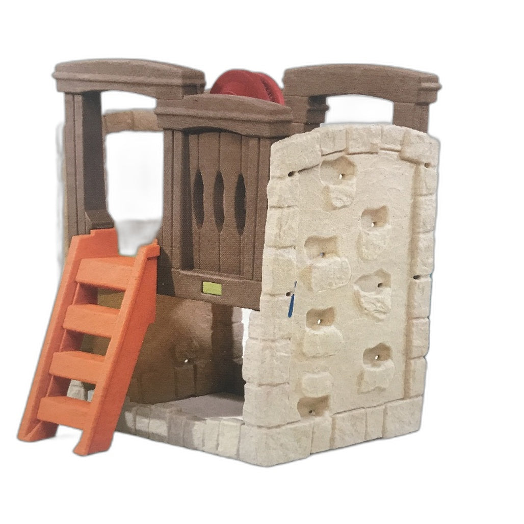 Step 2 Woodland Climber Kids Playground Rock Climbing Ladder Slide NEW