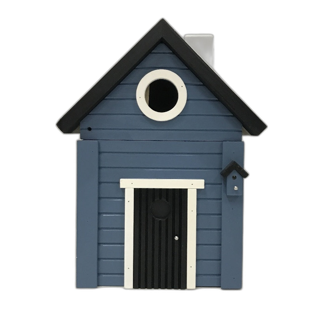 Wildlife Garden Blue Multiholk Bird Nesting Box & Bird Feeder Table NEW
