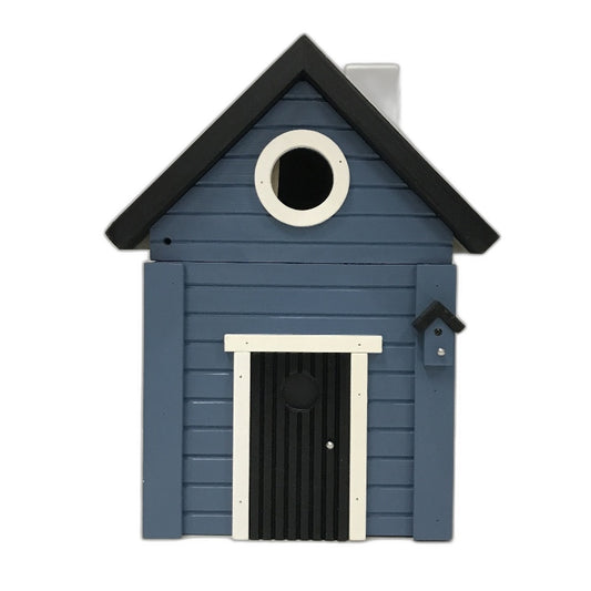 Wildlife Garden Blue Multiholk Bird Nesting Box & Bird Feeder Table NEW
