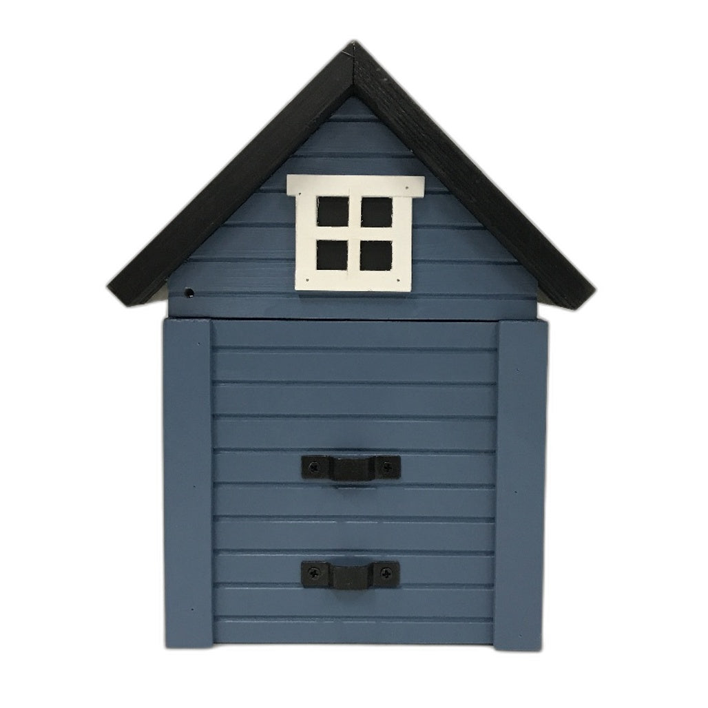 Wildlife Garden Blue Multiholk Bird Nesting Box & Bird Feeder Table NEW