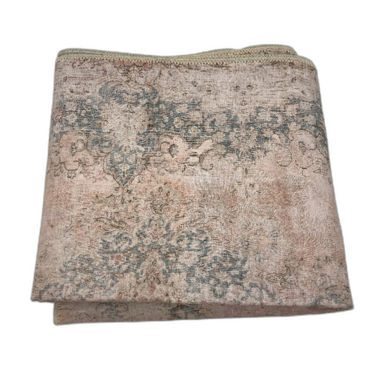 Maila Collection Bohemian Rug Blue Orange White 80 x 300cm NEW