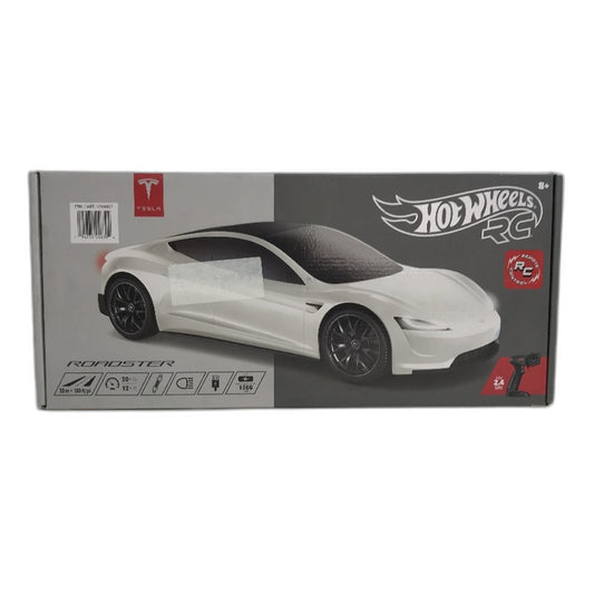 Hot Wheels Tesla Roadster White Remote Control Vehicle 2.4GHZ 20Kph