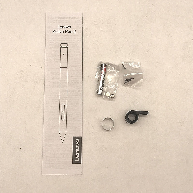 Lenovo Active Pen 2 Bluetooth Paper Like Writing Configurable Buttons Grey