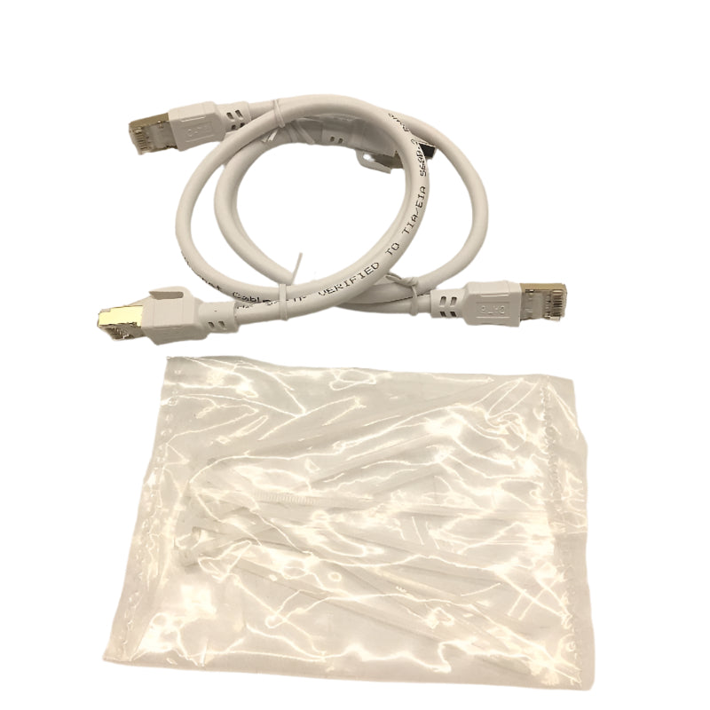 Yauhody CAT8 Ethernet 40 Gbps 2000MHz High Speed 0.5m LAN Cable Pack of 2 NEW