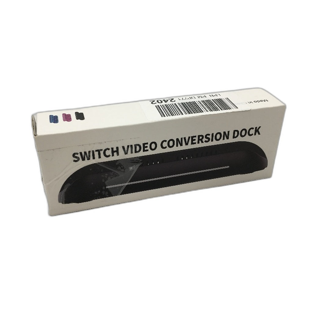 Video Conversion Dock Compatible With Nitendo Switch Black TR104-3 NEW