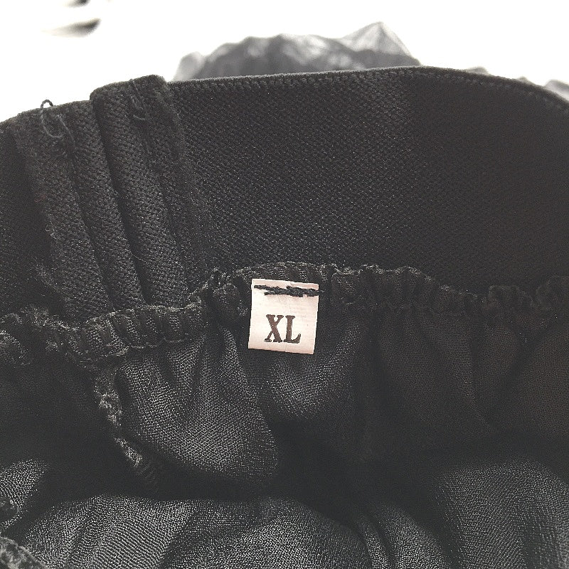 Wendy Tanic Black Maxi Lined Tulle Skirt With Elastic Waistband Womens Size XL