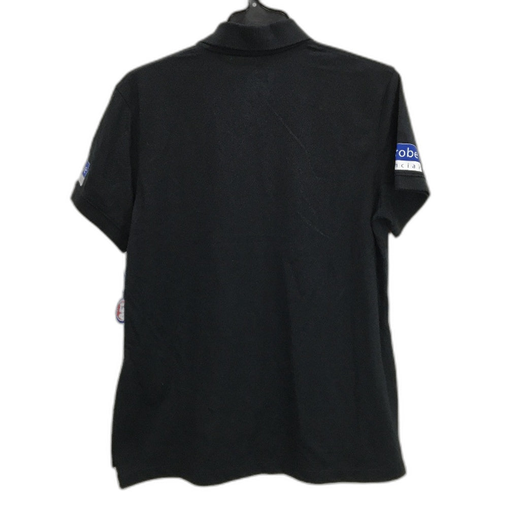 AFL Nike Collingwood Magpies Black Polo Shirt Short Sleeve Ladies Sz Medium NEW