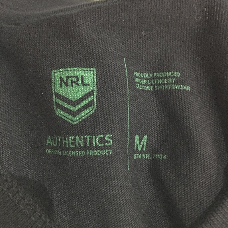NRL Authentics 2021 Melbourne Storm Purple Reign Black T-Shirt Unisex Size M