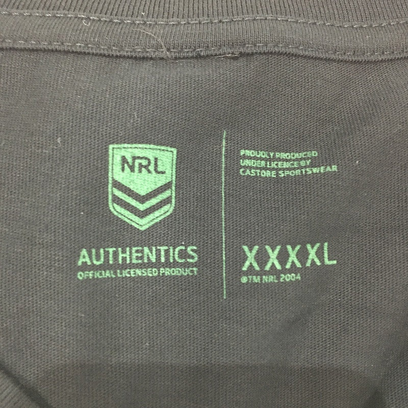 NRL Authentics 2021 Melbourne Storm Purple Reign Black T-Shirt Unisex Size 4XL