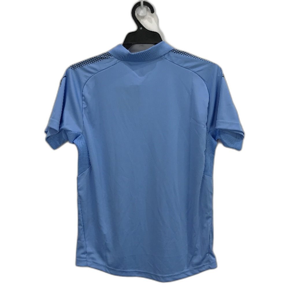PUMA Junior Blue Ascension Training Short Sleeve Polo Shirt Youth Size L 11-12Y