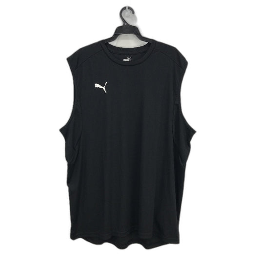 PUMA Black LIGA Jersey Drycell Lightweight Training Singlet Tank Top Mens Sz 2XL