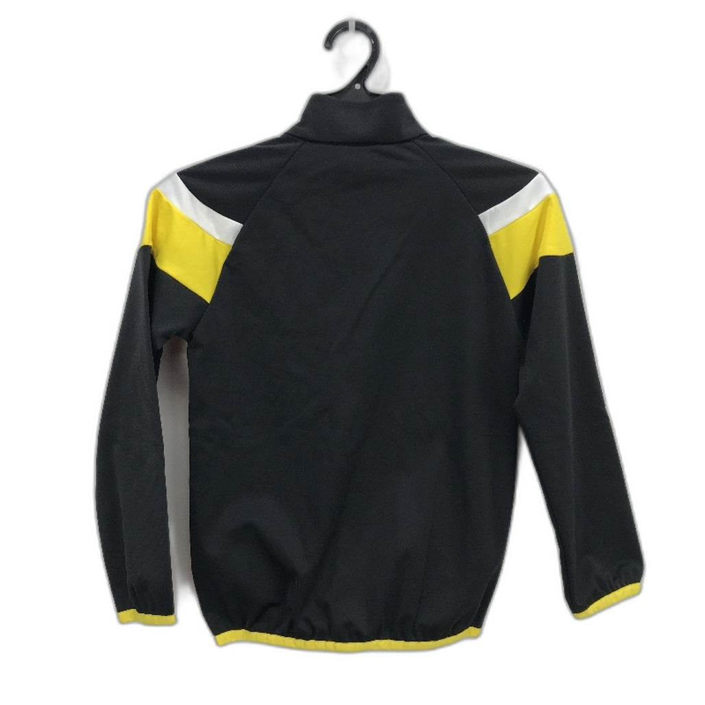 PUMA Junior Spirit II Black & Cyber Yellow Training Jacket Youth Size M NEW