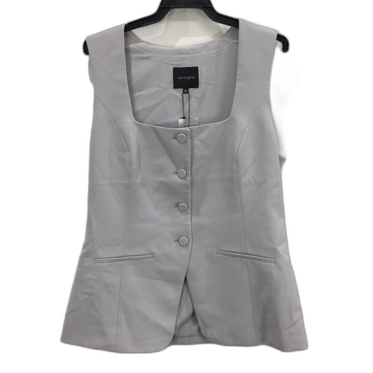 Portmans Dove Grey Button Up Fully Lined Soho South Vest Ladies Size 12 NEW