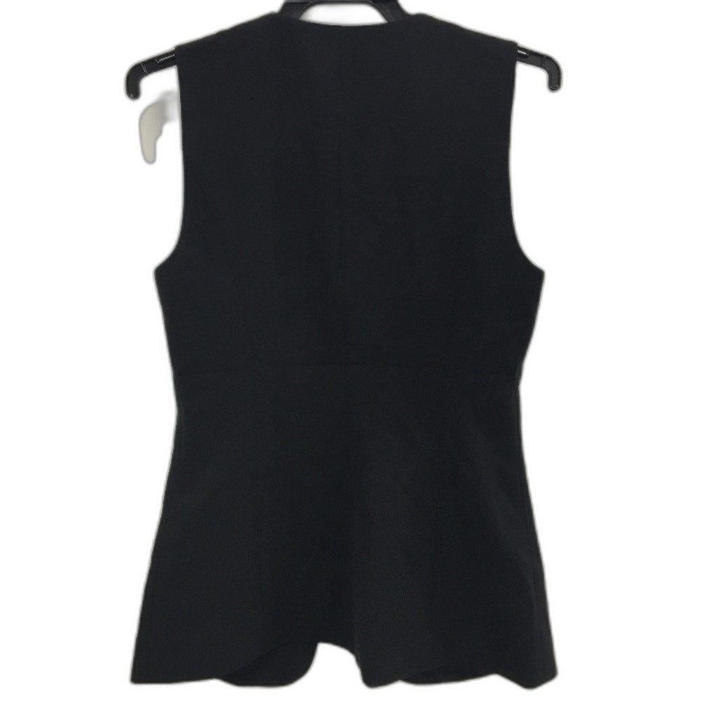 Portmans Black Button Up Fully Lined Soho South Vest Ladies Size 6 NEW