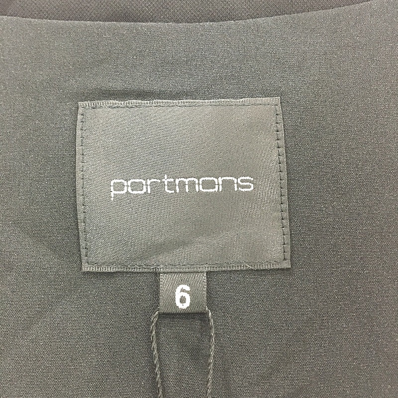 Portmans Black Button Up Fully Lined Soho South Vest Ladies Size 6 NEW