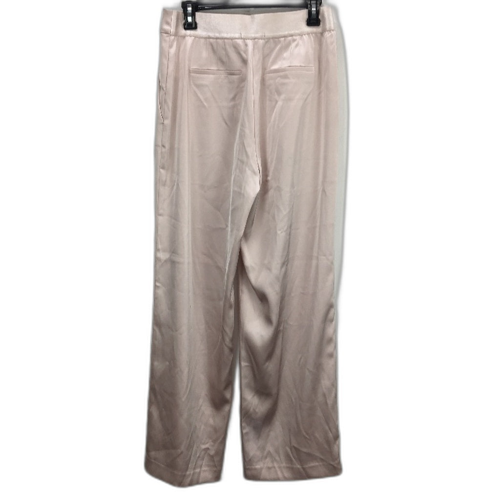 Portmans Chalk Beige Pink Sea Of Love Satin Pant Ladies Size 10 NEW
