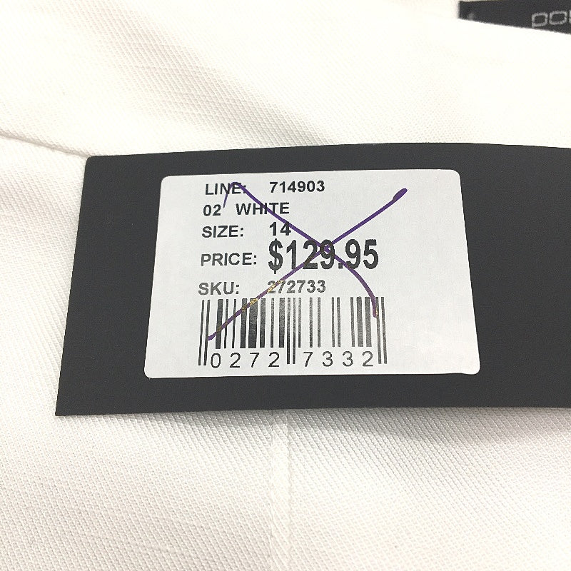 Portmans White Linen Blend Golden Age Pant Ladies Size 14 NEW