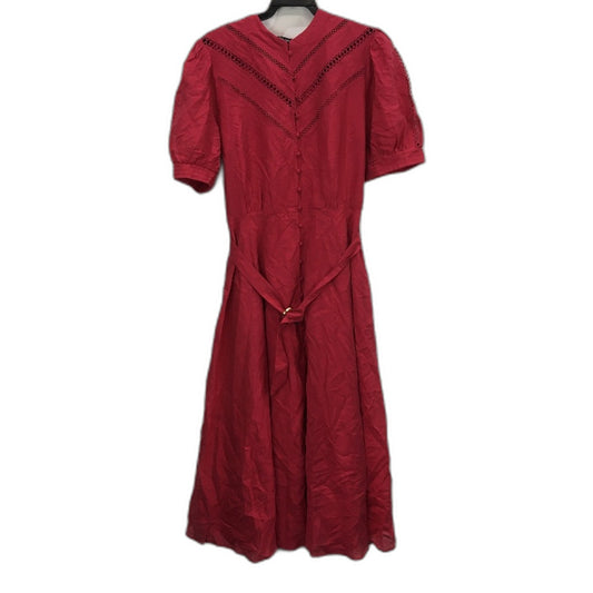Portmans Wildberry Short Sleeve Talia Trim Insert Midi Dress Ladies Size 16 NEW
