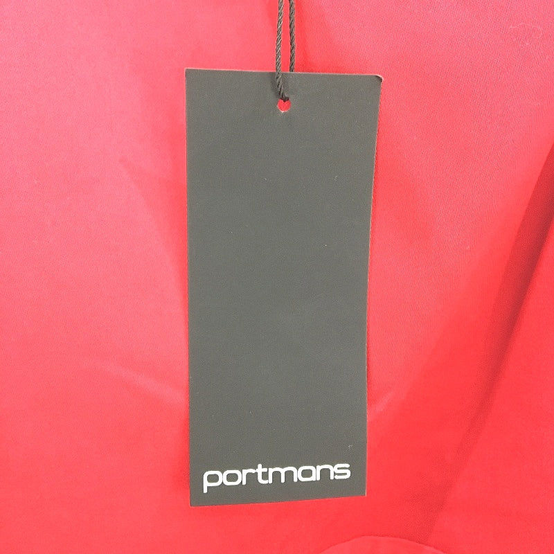 Portmans Poppy Red Cotton Fifi Belted Fit & Flare Midi Dress Ladies Size 16 NEW