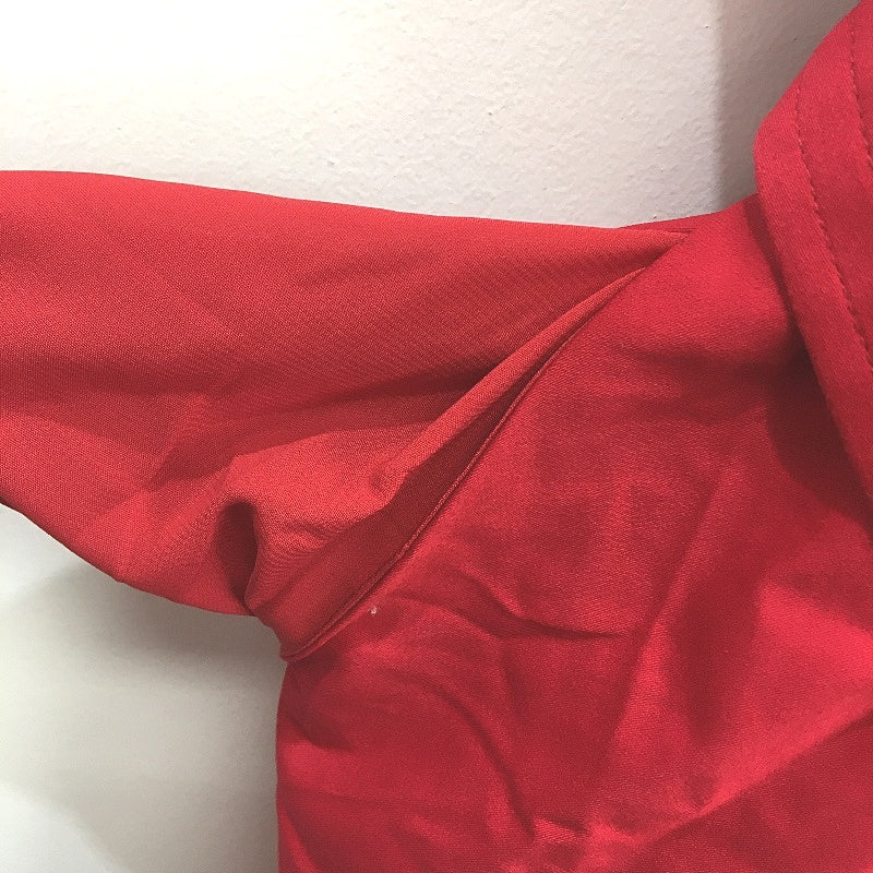 Portmans Poppy Red Cotton Fifi Belted Fit & Flare Midi Dress Ladies Size 16 NEW