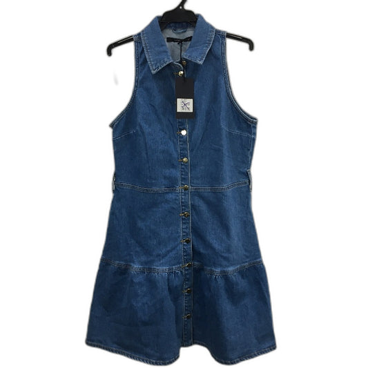 Portmans Mid Wash Blue Brighton Denim Short Dress Ladies Size 14 NEW