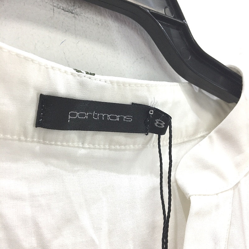 Portmans White 100% Cotton Ellie Embroidered Shirt Dress Ladies Size 8 NEW