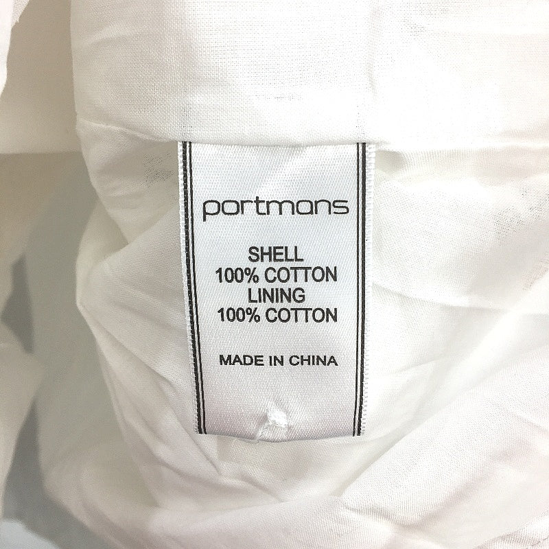 Portmans White 100% Cotton Ellie Embroidered Shirt Dress Ladies Size 8 NEW