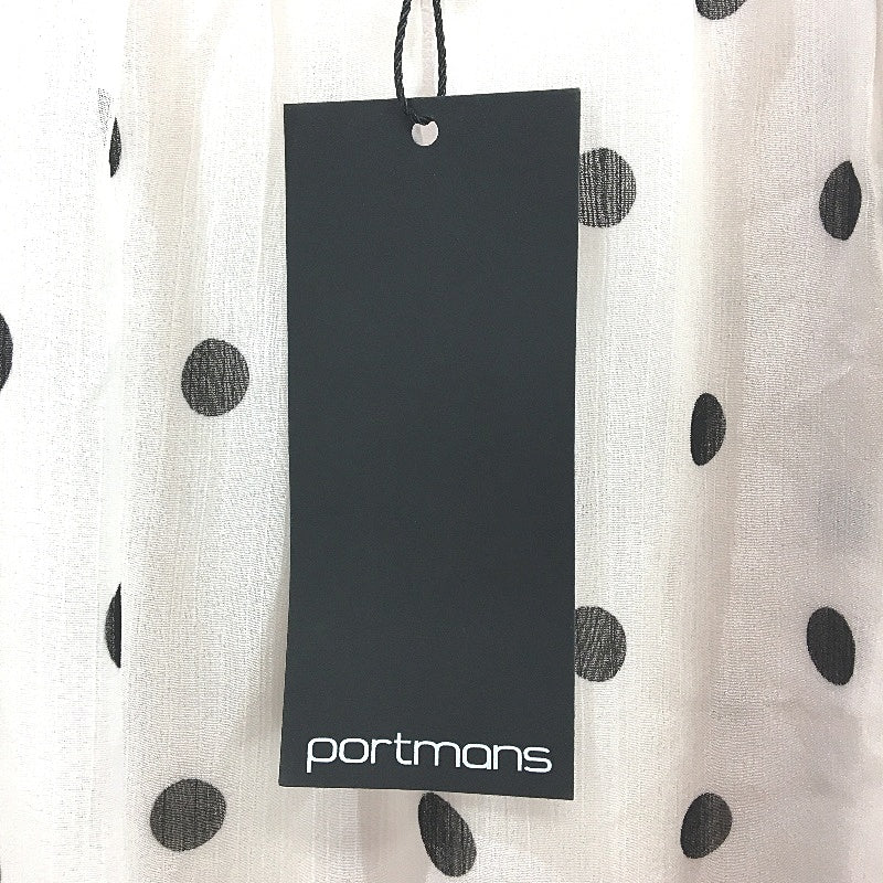Portmans Vintage White Spot Flowy Faye Puff Sleeve Top Ladies Size 16 NEW