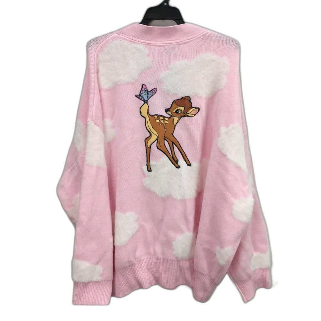 Peter Alexander Disney Bambi Soft Pink Loungerwear Cardigan Ladies Size L/XL NEW